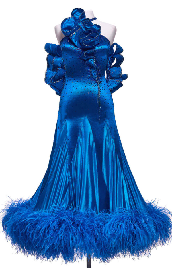 Ballroom Dress Ocean Waves - Sasuel