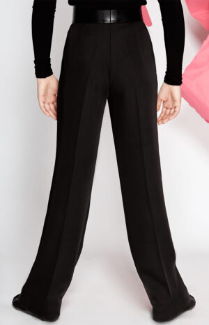 Junior Latin Trousers with Wide Leather Waistband and Pockets