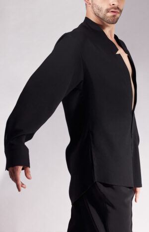 Linen Practice Shirt Ivan Black