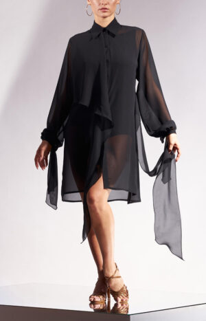 Georgette Shirt Dress Margot