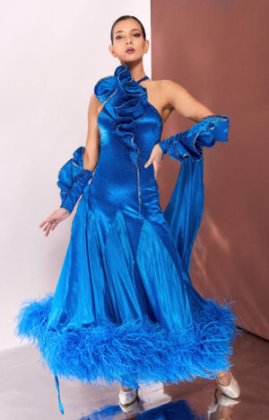 Ballroom Dress Ocean Waves
