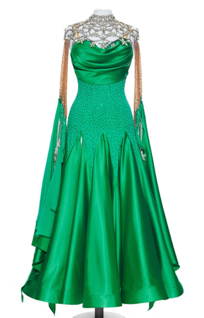 Ballroomdress_Emerald-Stars_1