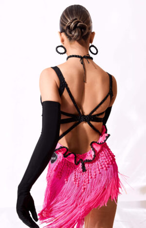 Junior Latin Dress Hibiscus