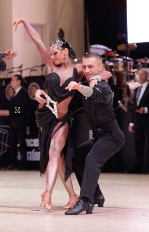 Latin Dress Noir Fantasia