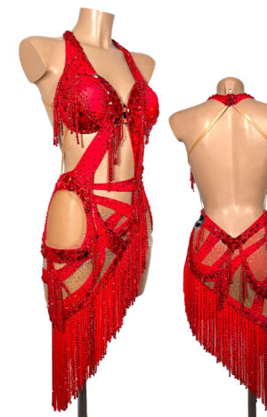 Latin Dress Scarlet Bond