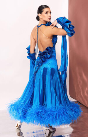 Ballroom Dress Ocean Waves