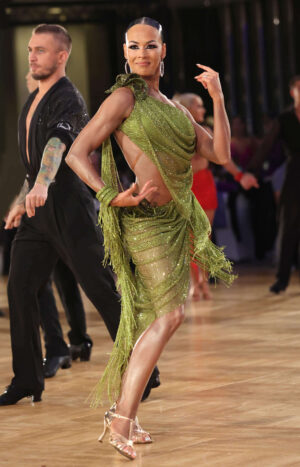 Latin Dress Olivine