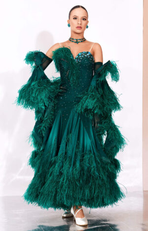 Junior Ballroom Dress Peacock