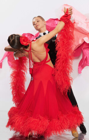 Junior Ballroom Dress Rose Delicacy