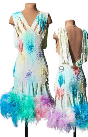 Junior Latin Dress Skittles