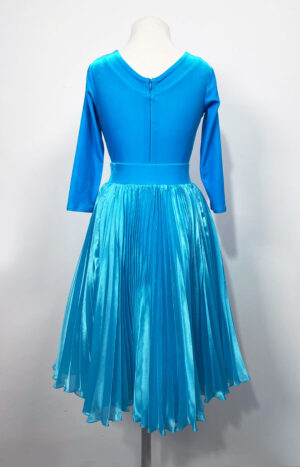 Juvenile Dress Pleated Turquoise