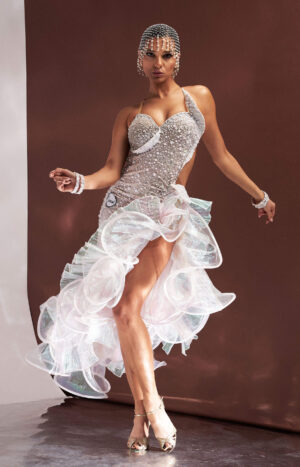 Latin Dress Pearly Siren