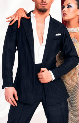 Pinstripe Latin Blazer