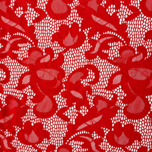 Red Stretch Lace