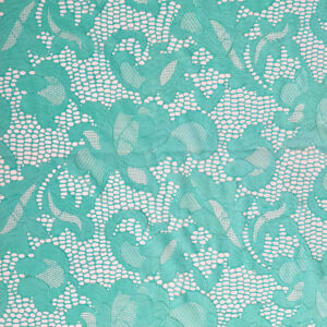 Mint Green Stretch Lace