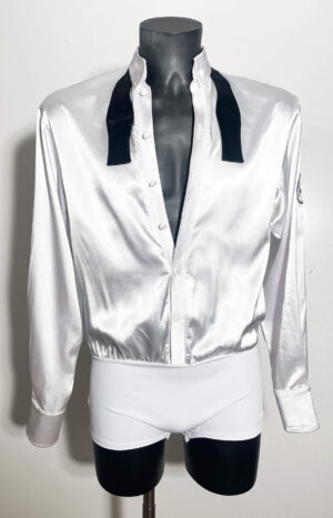 Latin shirt Miculescu in White