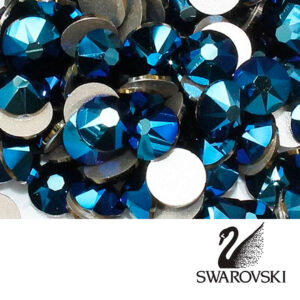 Swarovski Metallic Blue Rhinestone