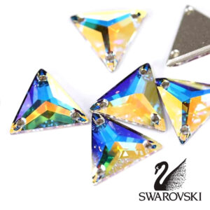 Swarovski Triangle AB Sew-On