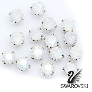 Swarovski White Opal in casing