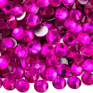 High Quality Cerise Pink Rhinestone
