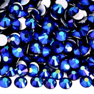 High Quality Jet Blue AB Rhinestone