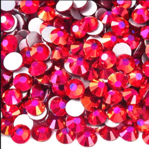 High Quality Magenta Light Rhinestone