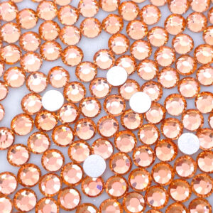 High Quality Peach Rhinestone