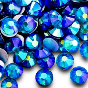 High Quality Peacock Blue AB Rhinestone