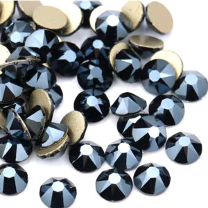 High Quality Shiny Black Rhinestone
