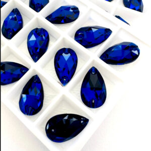 Cobalt Pear Sew-On