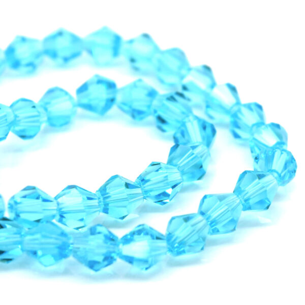 Aquamarine_glass bead bicone_2