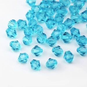 Aquamarine Glass Beads