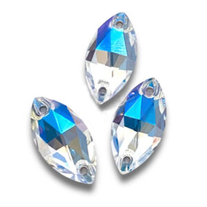 Crystal Brilliant Navette Sew-On