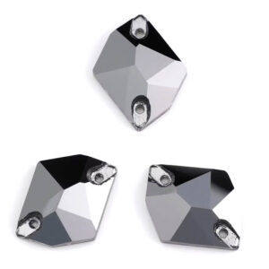 Pack of Jet Hematite Cosmic Sew-On (17 pcs.)