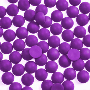Pack of Matte Hot Magenta Half Pearls