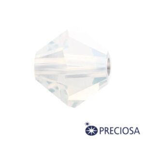 Preciosa White Opal Glass Beads - 4 mm (pack of approx. 100 pcs.)