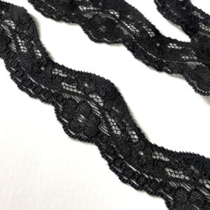 Floral Stretch Lace Trim 3cm wide