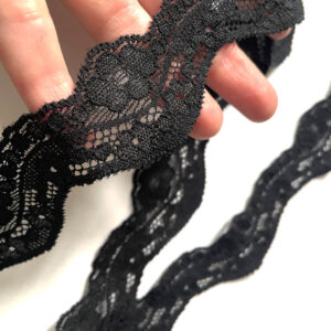 Floral Stretch Lace Trim 3cm wide
