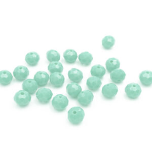 Spearmint Glass Beads - 4 mm (pack of approx. 80 pcs.)