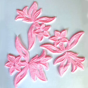 Guipure lace Georgina (pieces) Sugar Pink