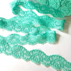 Stretch Lace Trim Mint Green