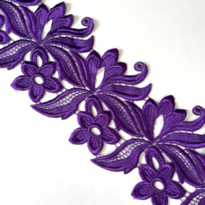 Guipure Sabrina Lace Ribbon in Purple Rain