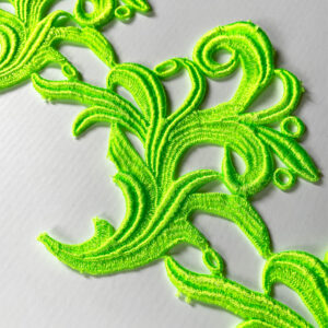 Guipure Tamara Lace Ribbon Lime Green