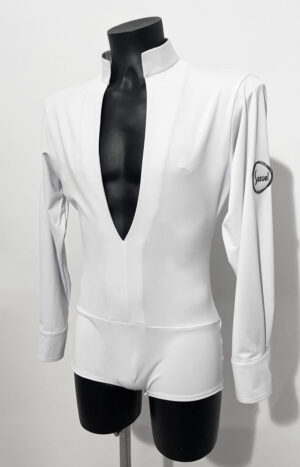 Latin Lycra shirt with Open Chest