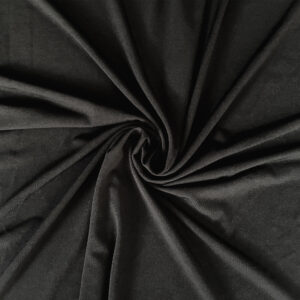 Luxury Black Crepe Fabric