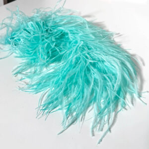 Ostrich Feather Boa 5x ply Aquamarine
