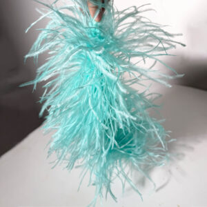 Ostrich Feather Boa 5x ply Aquamarine