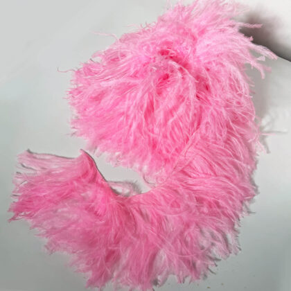 Ostritch Feather fringe_Sugarpink1